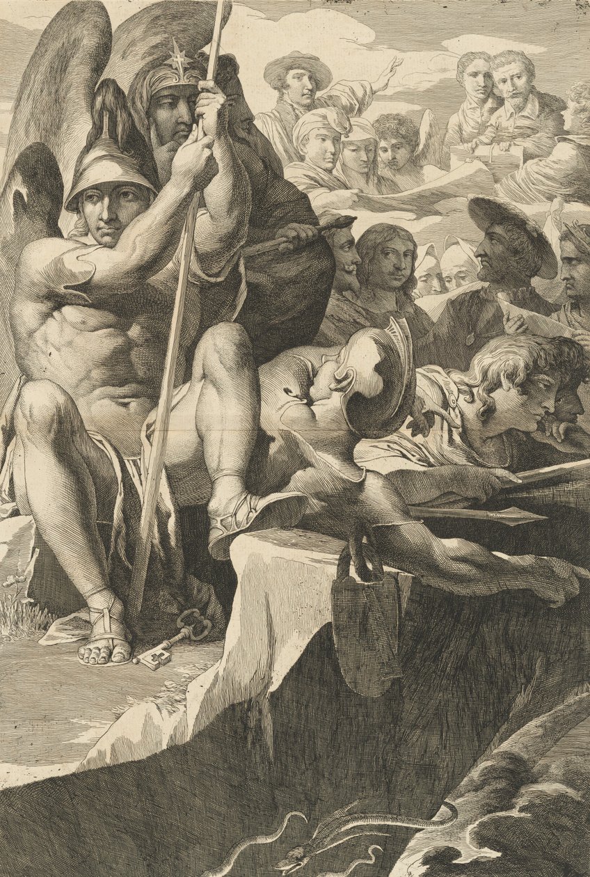 Le Guardie Angeliche, c. 1802 da James Barry