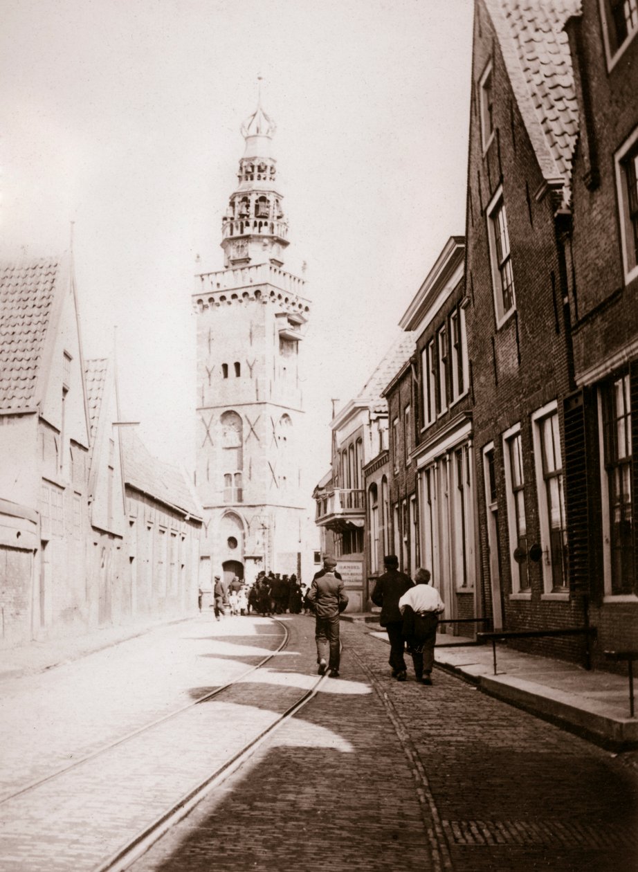 Scena di strada, Monnickendam, Paesi Bassi, 1898 da James Batkin