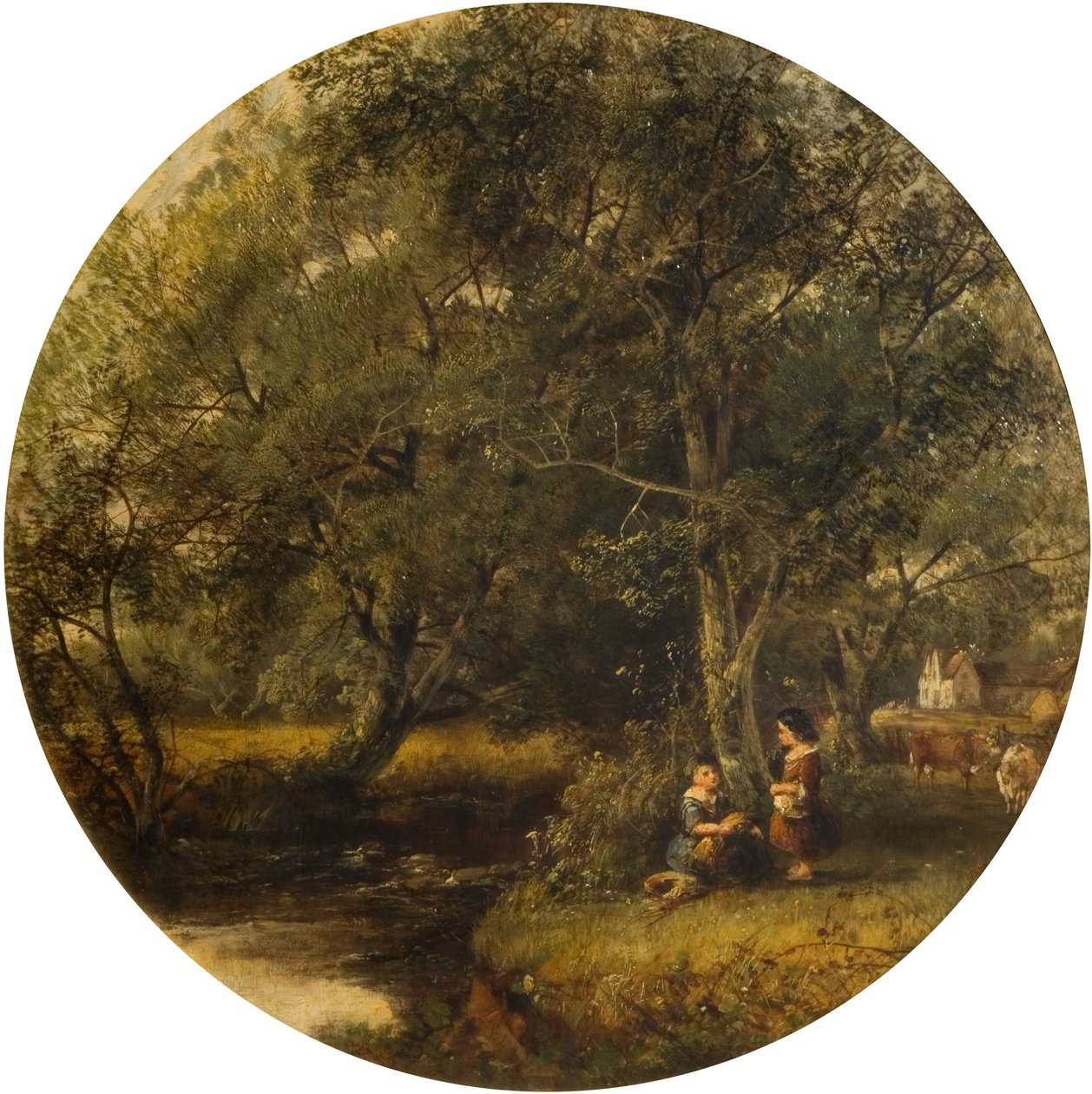 Il ruscello, 1875 da James Baylis Allen