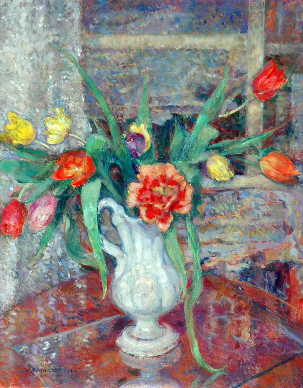 Composizione floreale, 1940 da James Bolivar Manson