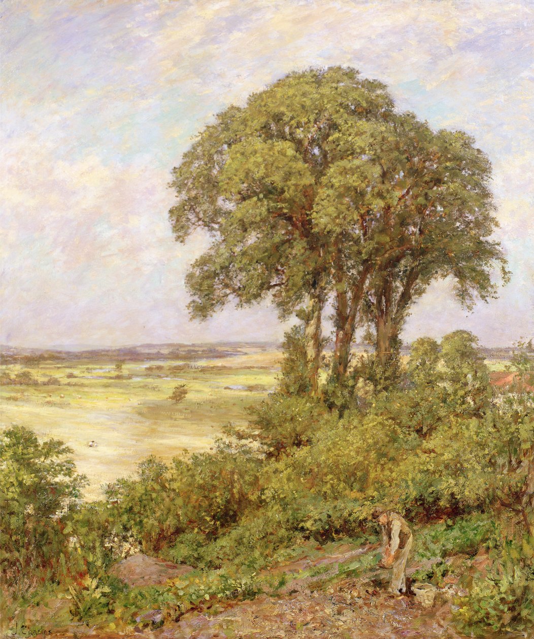 Paesaggio nel Sussex da James Charles
