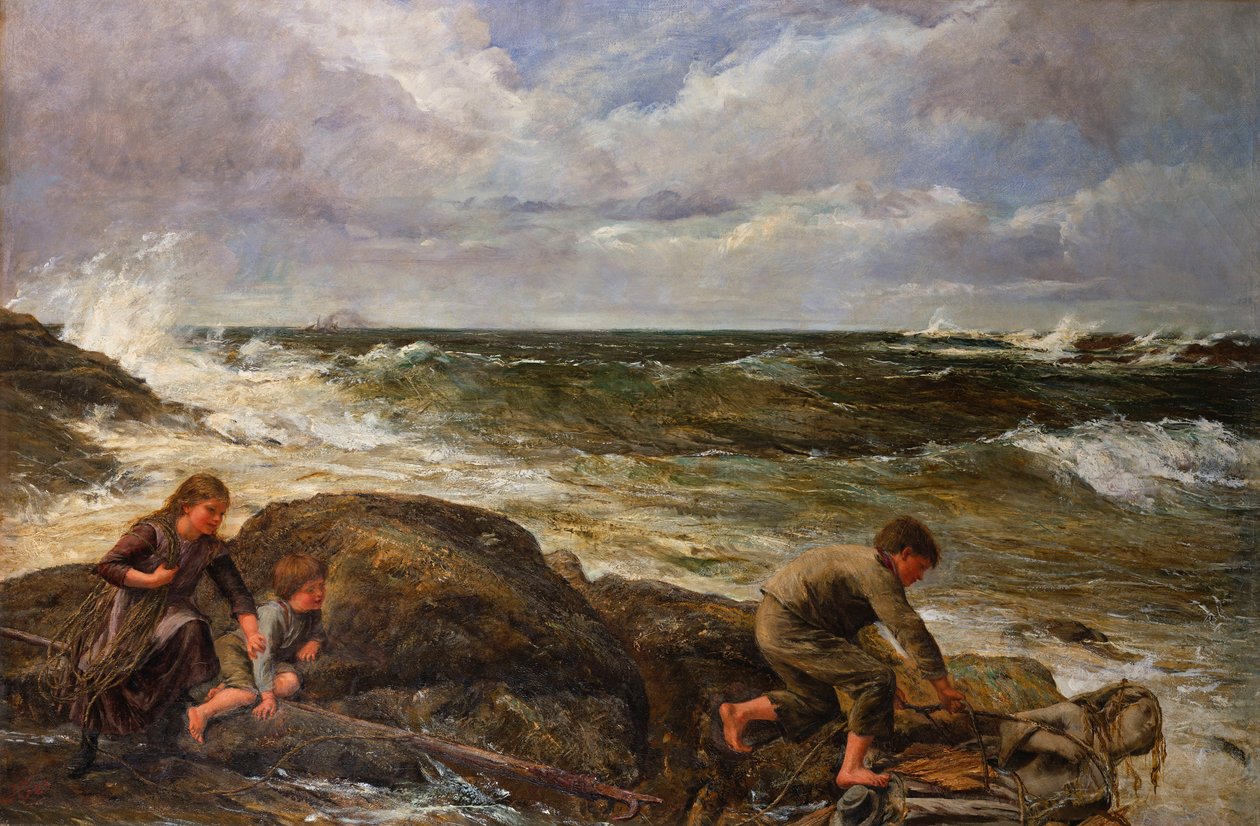 Catturare una Sirena, 1883 da James Clarke Hook