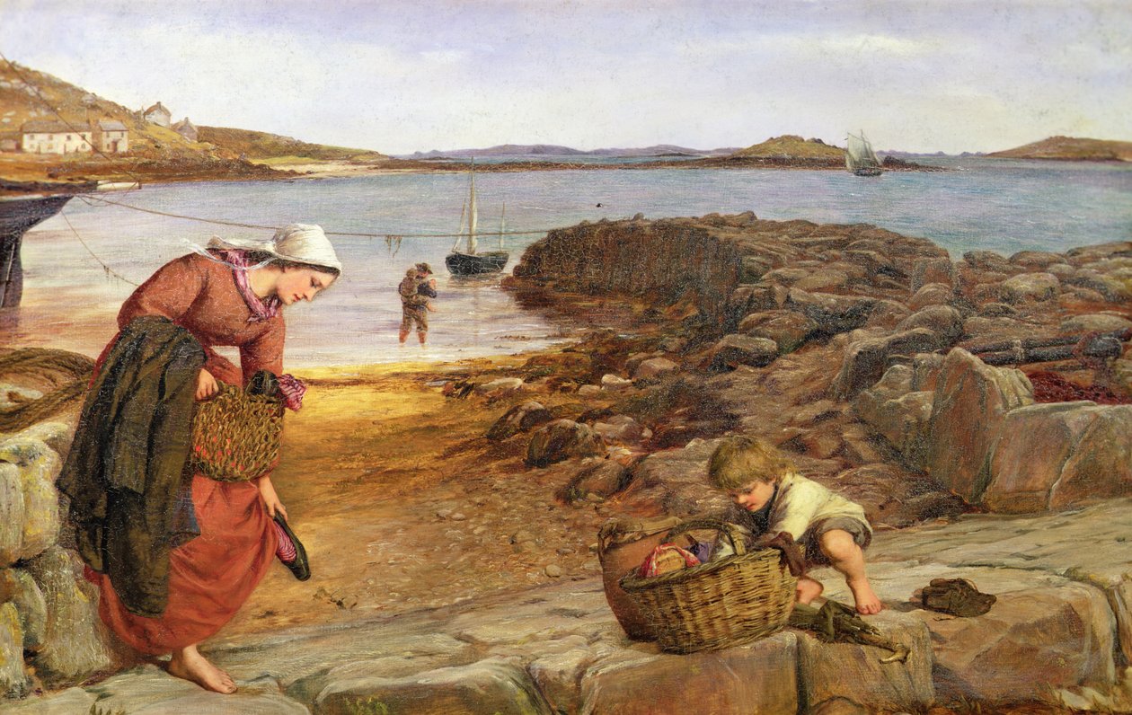 Partenza con bassa marea da James Clarke Hook