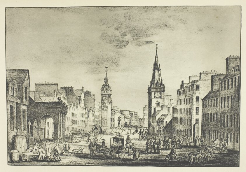 Trongate nei Tempi Antichi da James Craig Annan