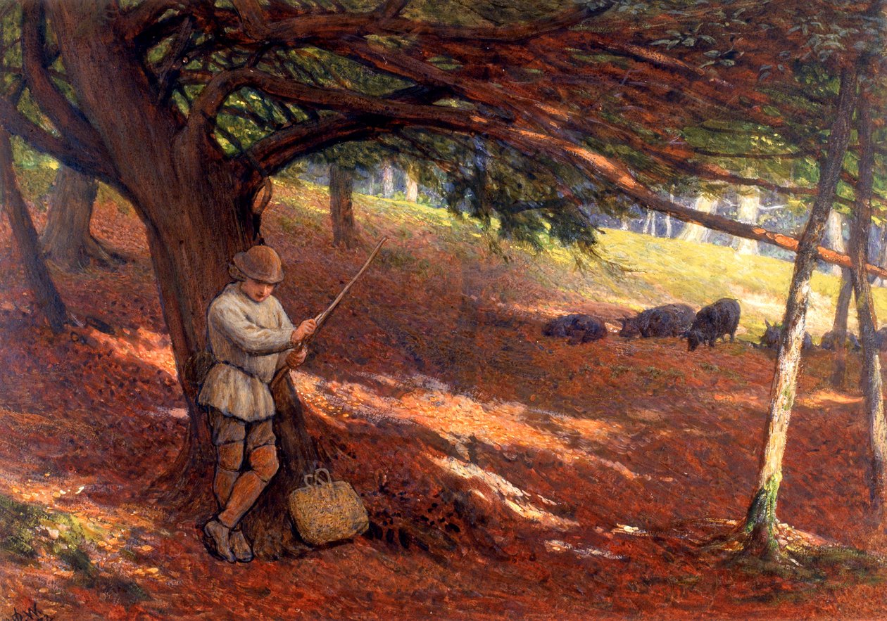 Il guardiano dei maiali da James Dawson Watson