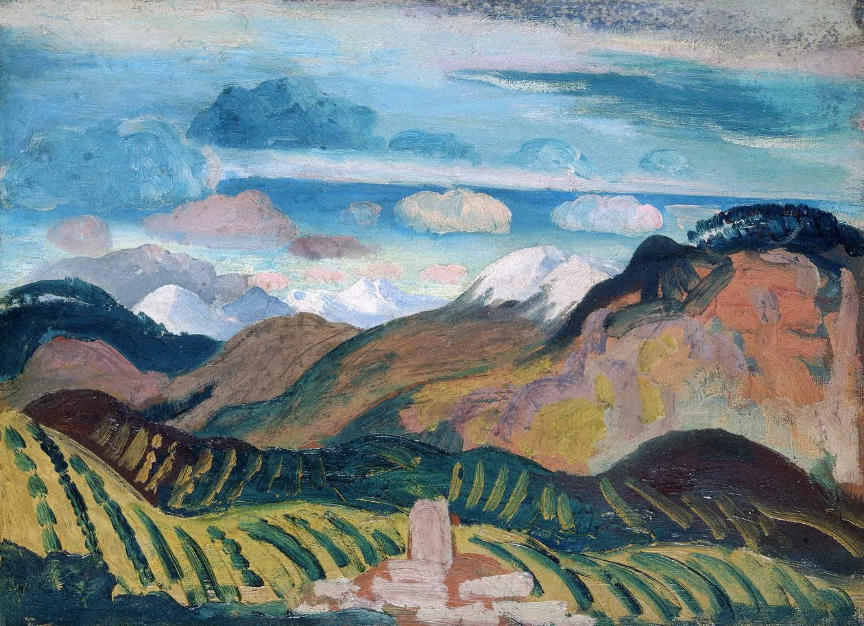 Vernet, Paesaggio Provenzale, 1912 da James Dickson Innes