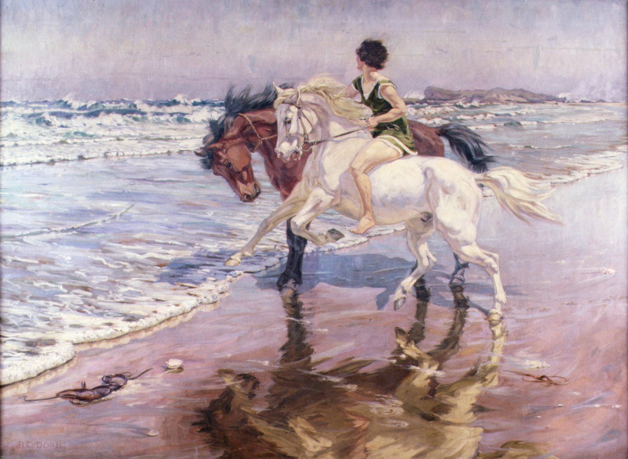Una cavalcata sulla spiaggia da James Dobie