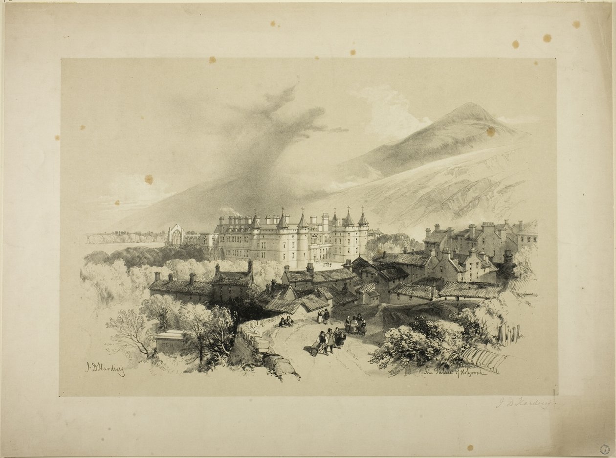 Il Palazzo di Holyrood da James Duffield Harding