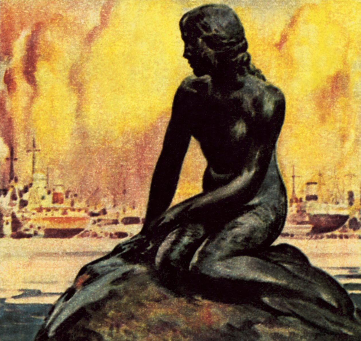 Statua della Sirenetta a Copenaghen da James Edwin McConnell