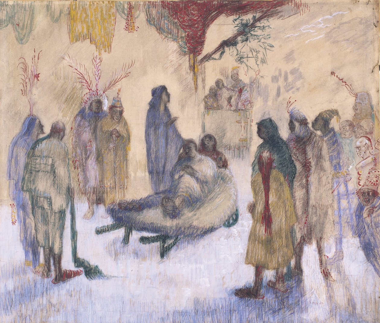 Cristo con lo Zoppo da James Ensor
