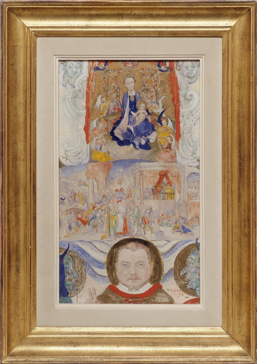 Icona, Ritratto di Eugene Demolder da James Ensor