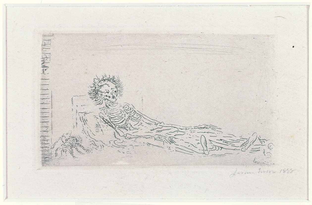 Il mio ritratto nel 1960 da James Ensor