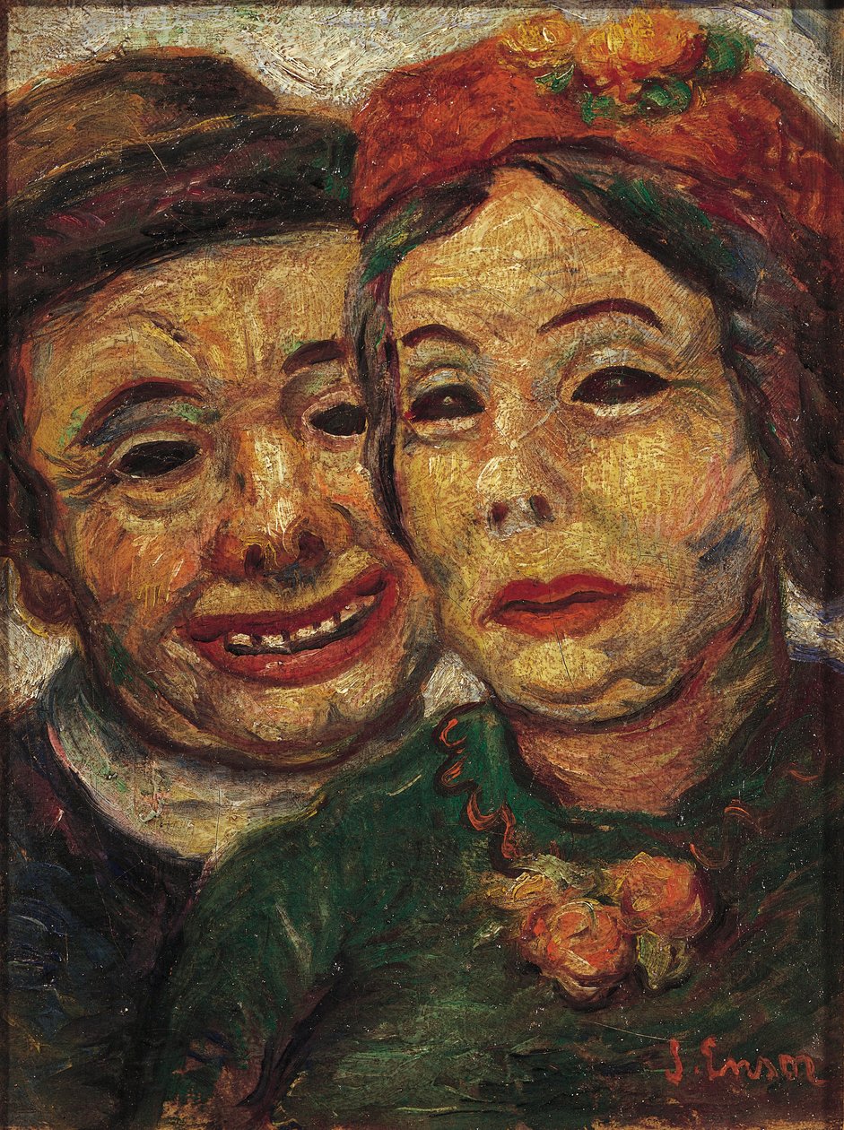 La coppia mascherata da James Ensor