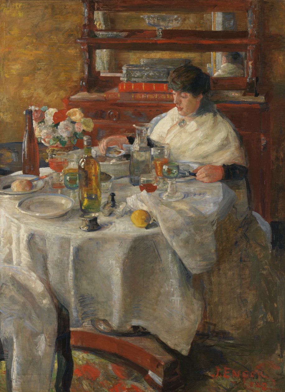 La Mangiatore di Ostriche da James Ensor