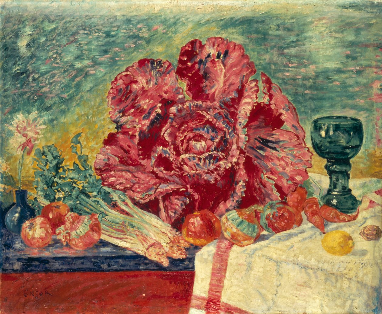 Il cavolo rosso da James Ensor