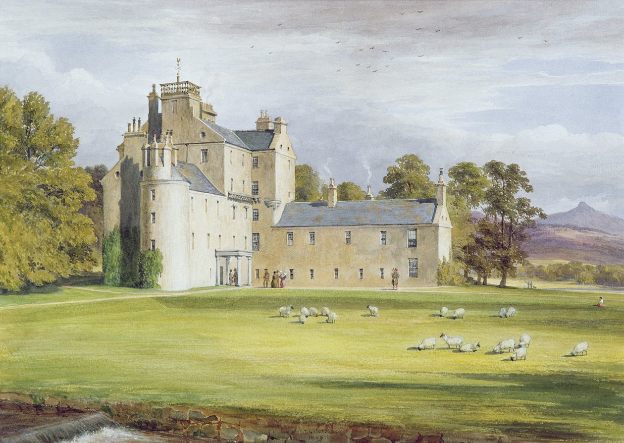 Casa Monymusk, 1848 da James Giles