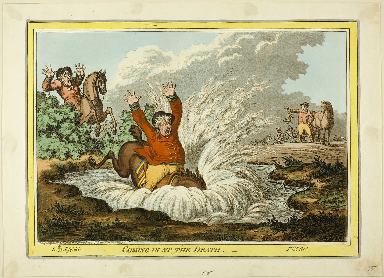 Arrivare alla morte da James Gillray