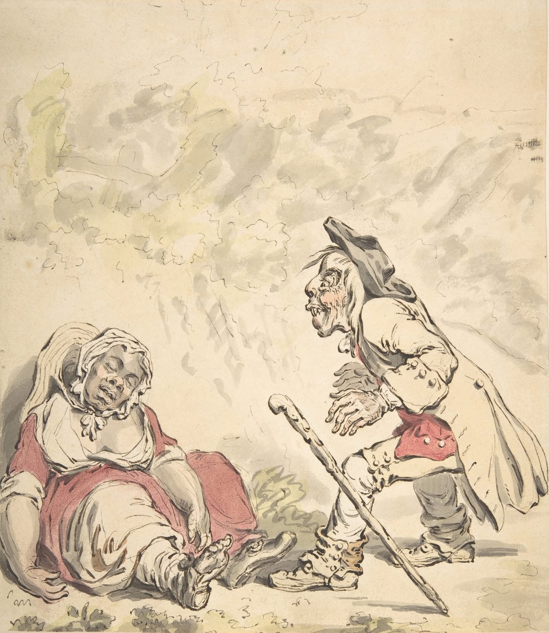 Cimone e Ifigenia da James Gillray