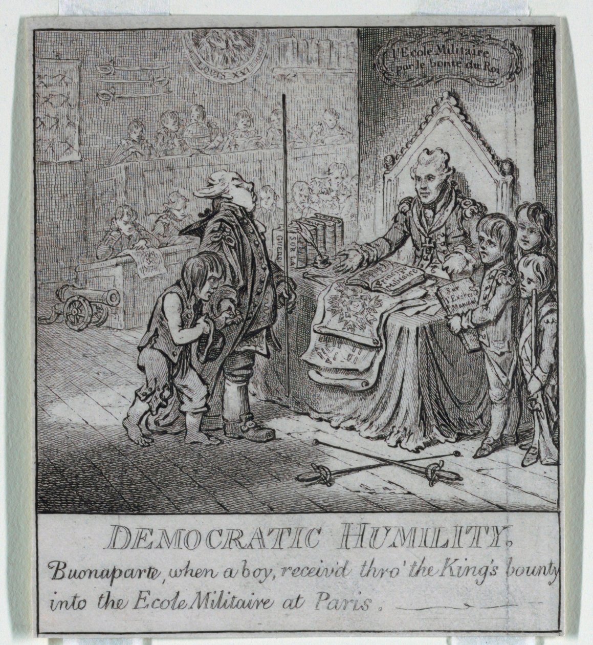 Democrazia, o uno schizzo da James Gillray