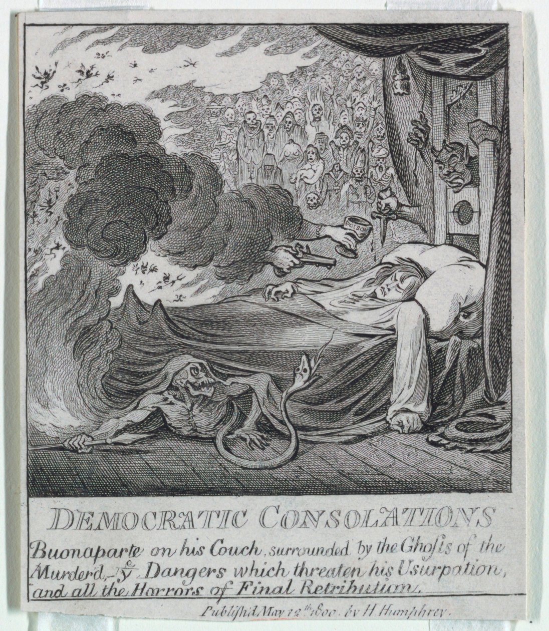 "Democrazia, o uno schizzo di... da James Gillray