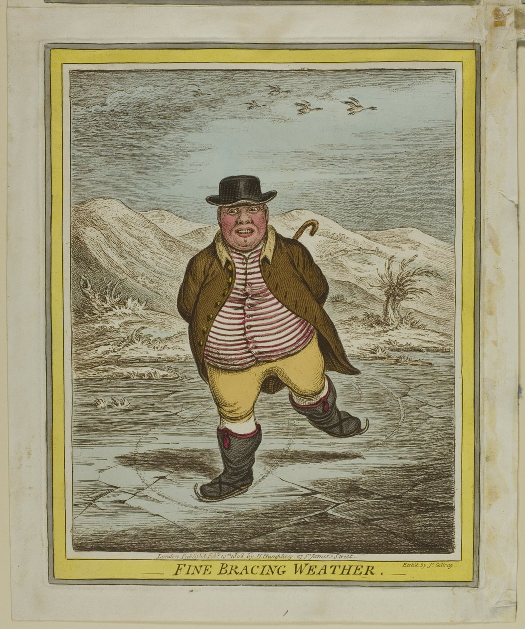 Tempo Fresco e Frizzante da James Gillray
