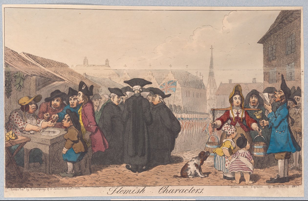 Personaggi fiamminghi da James Gillray