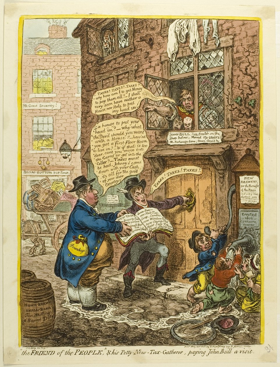 Amico del popolo da James Gillray