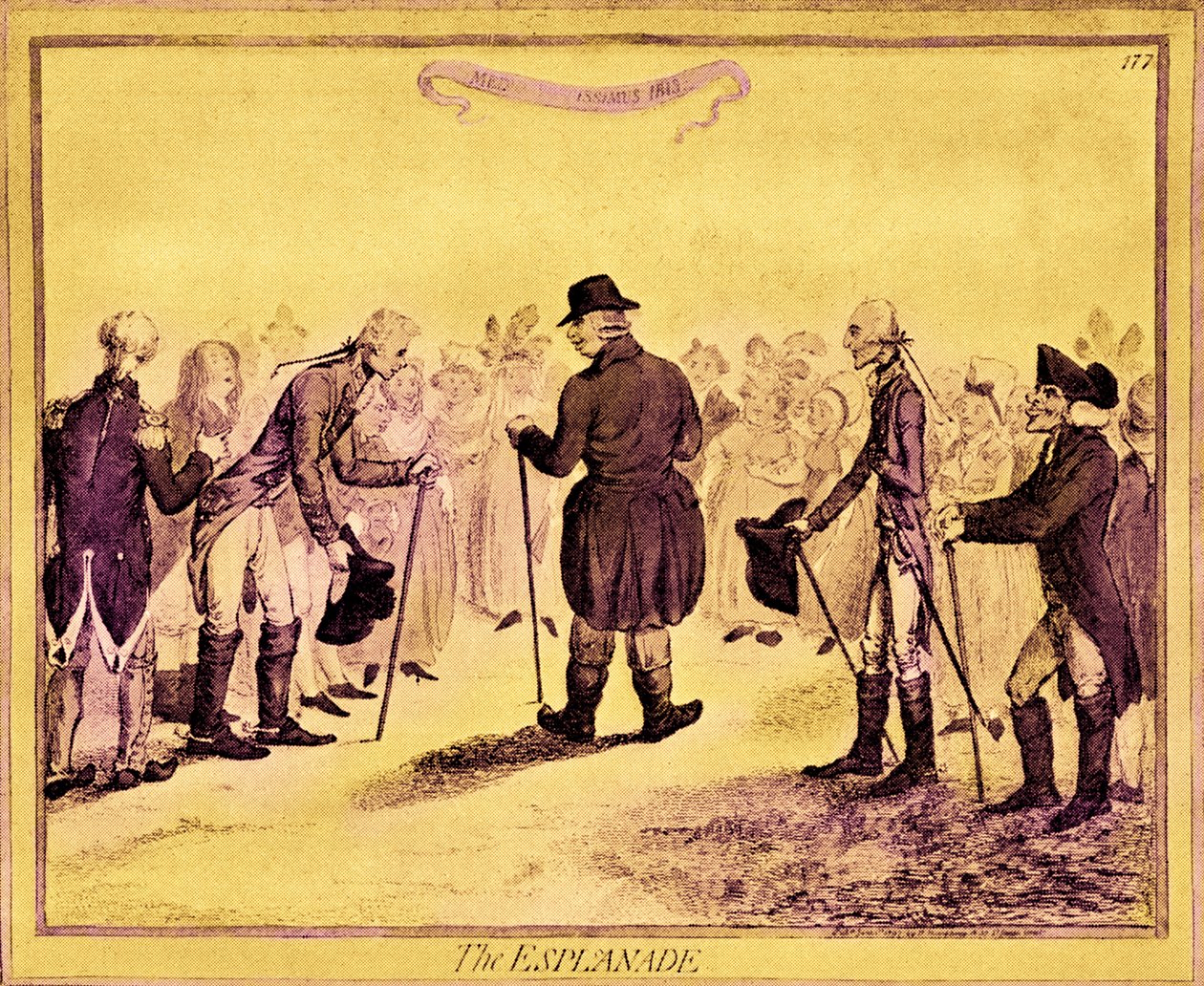 Giorgio III - caricatura da James Gillray