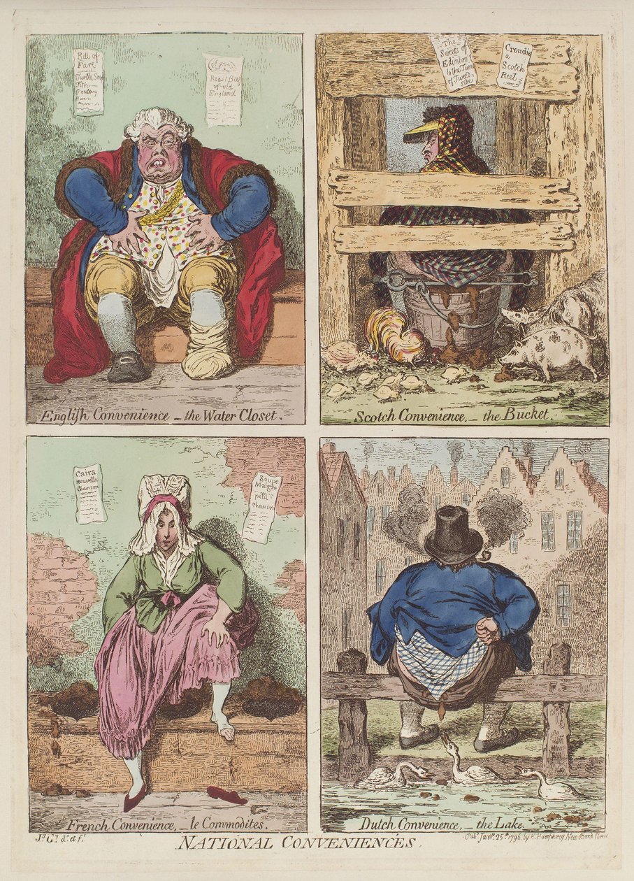 Convenienze nazionali, 1769 da James Gillray