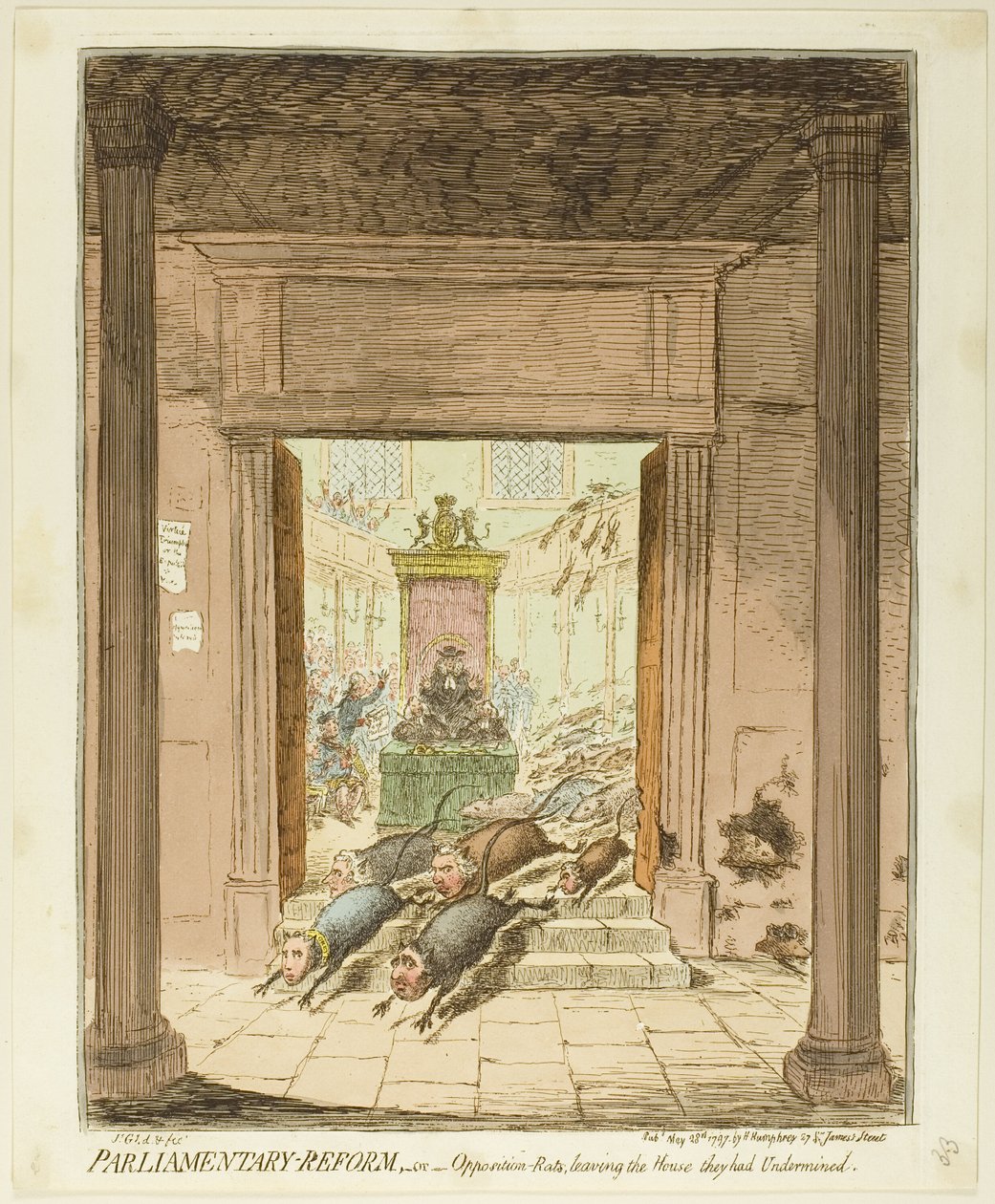 Riforma parlamentare da James Gillray