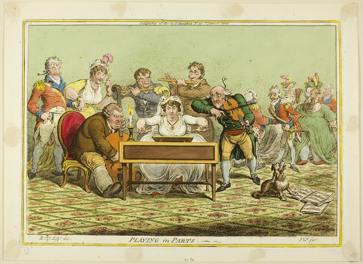 Giocare in parti da James Gillray