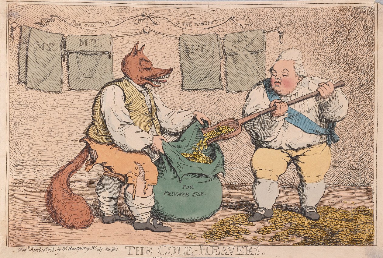 I caricatori di carbone da James Gillray