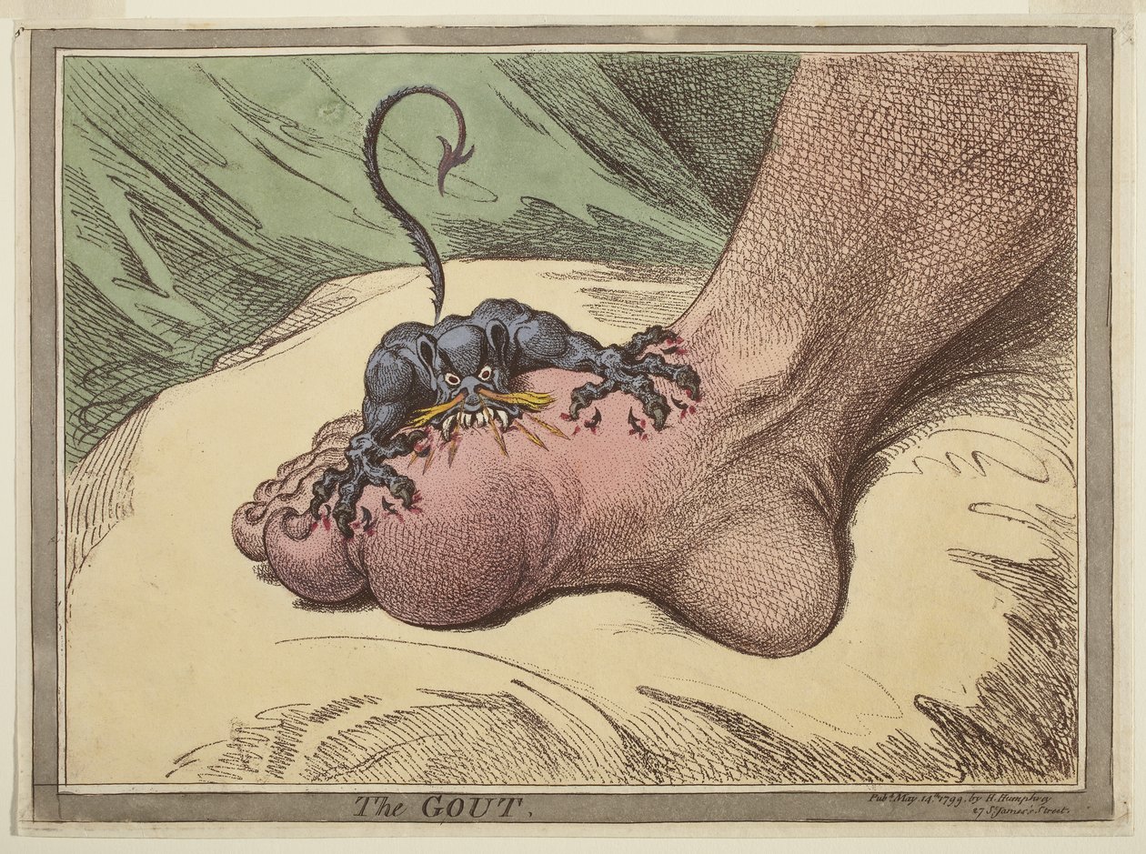 La gotta da James Gillray