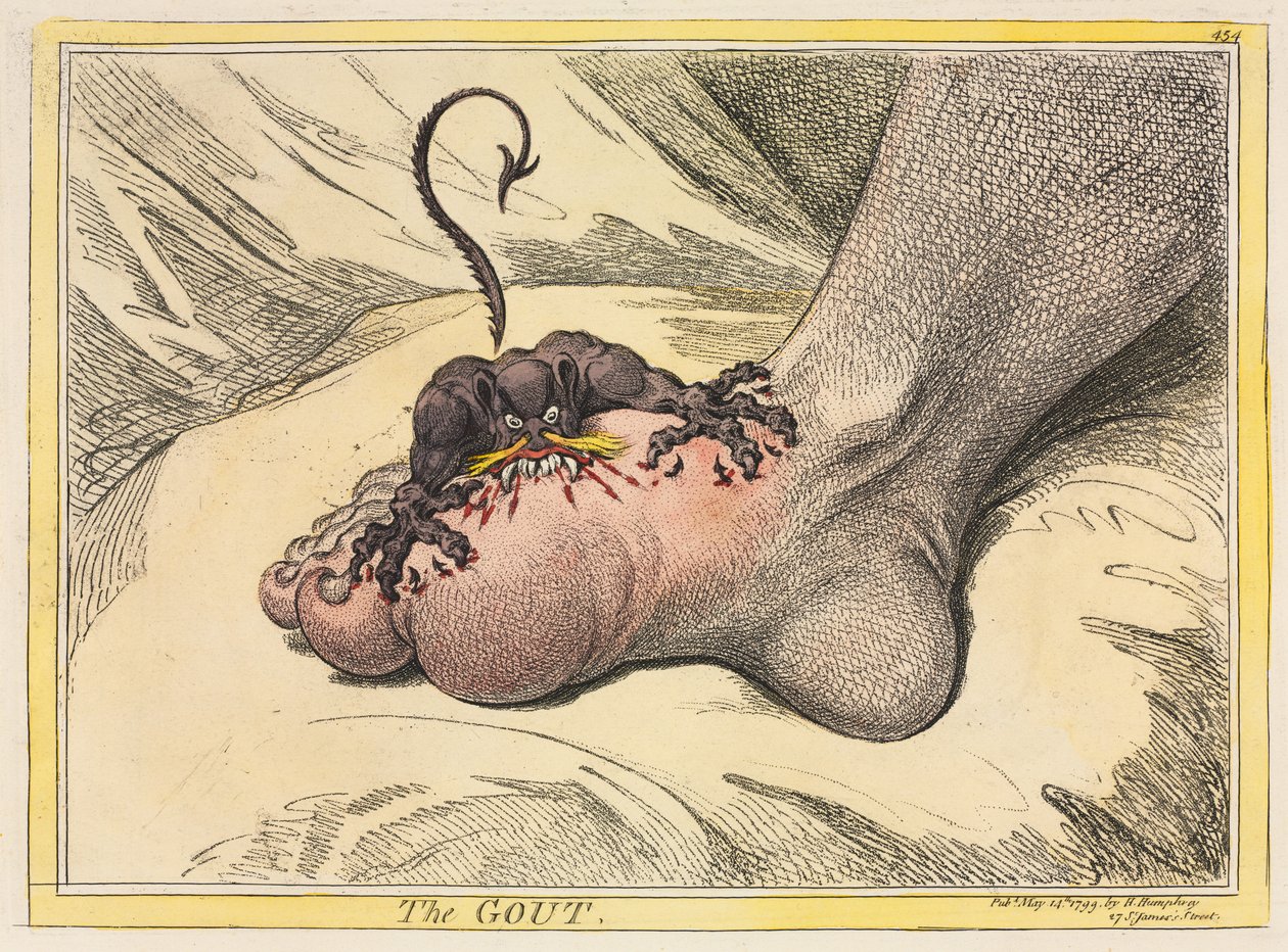 La gotta da James Gillray