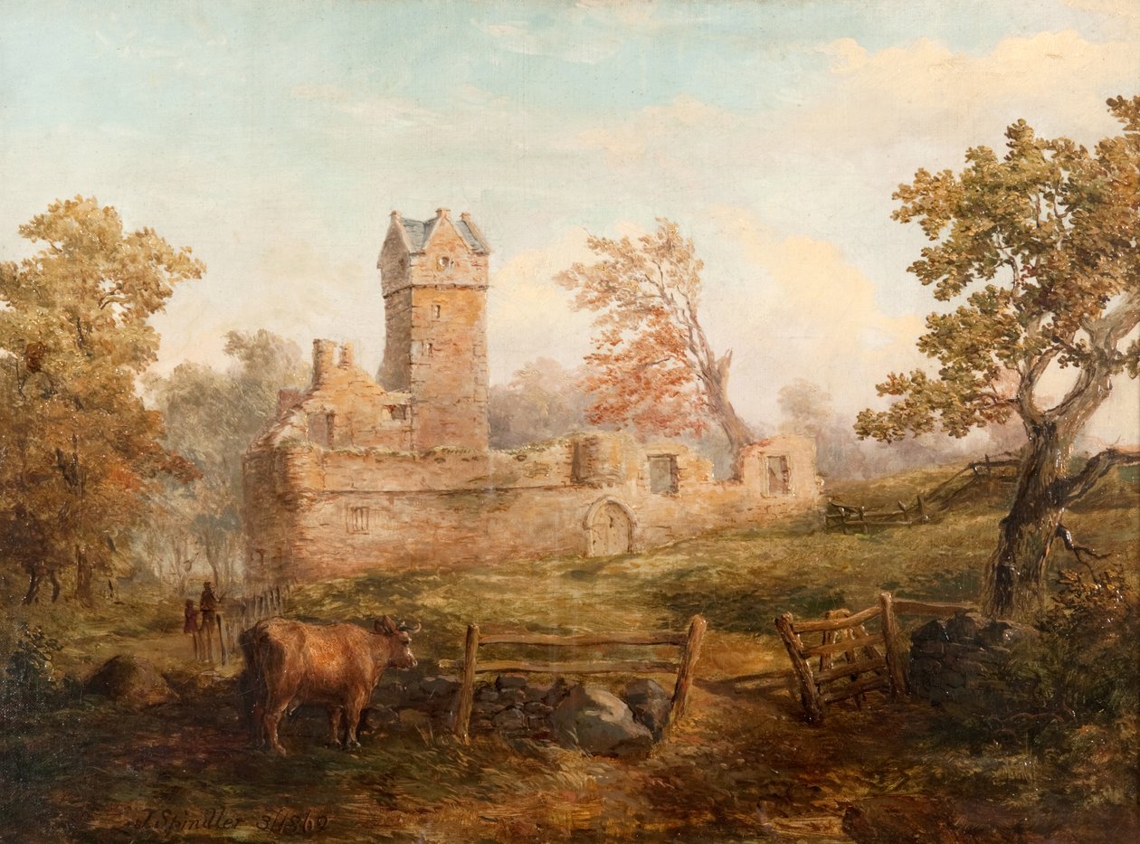 Castello di Mains da James Gustavus Hope Spindler