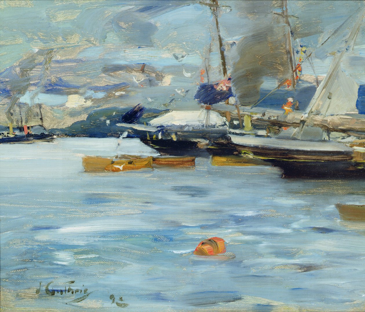 Yacht ormeggiati, Oban, 1893 da James Guthrie