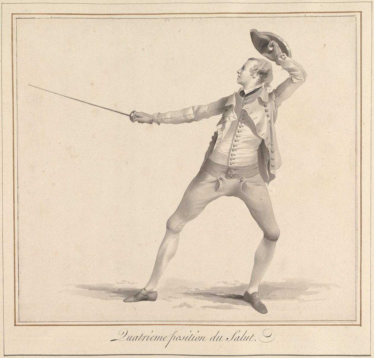 Quarta posizione del saluto da James Gwin
