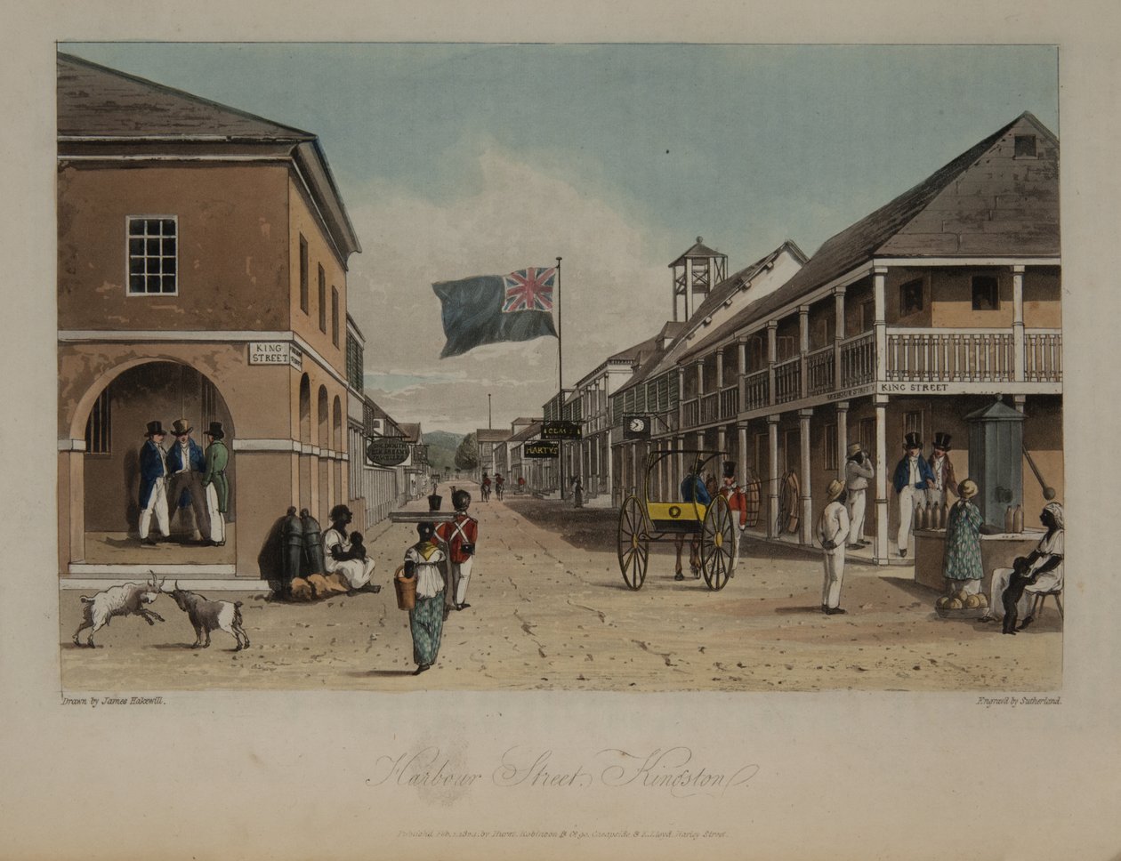 Harbour Street, Kingston da James Hakewill
