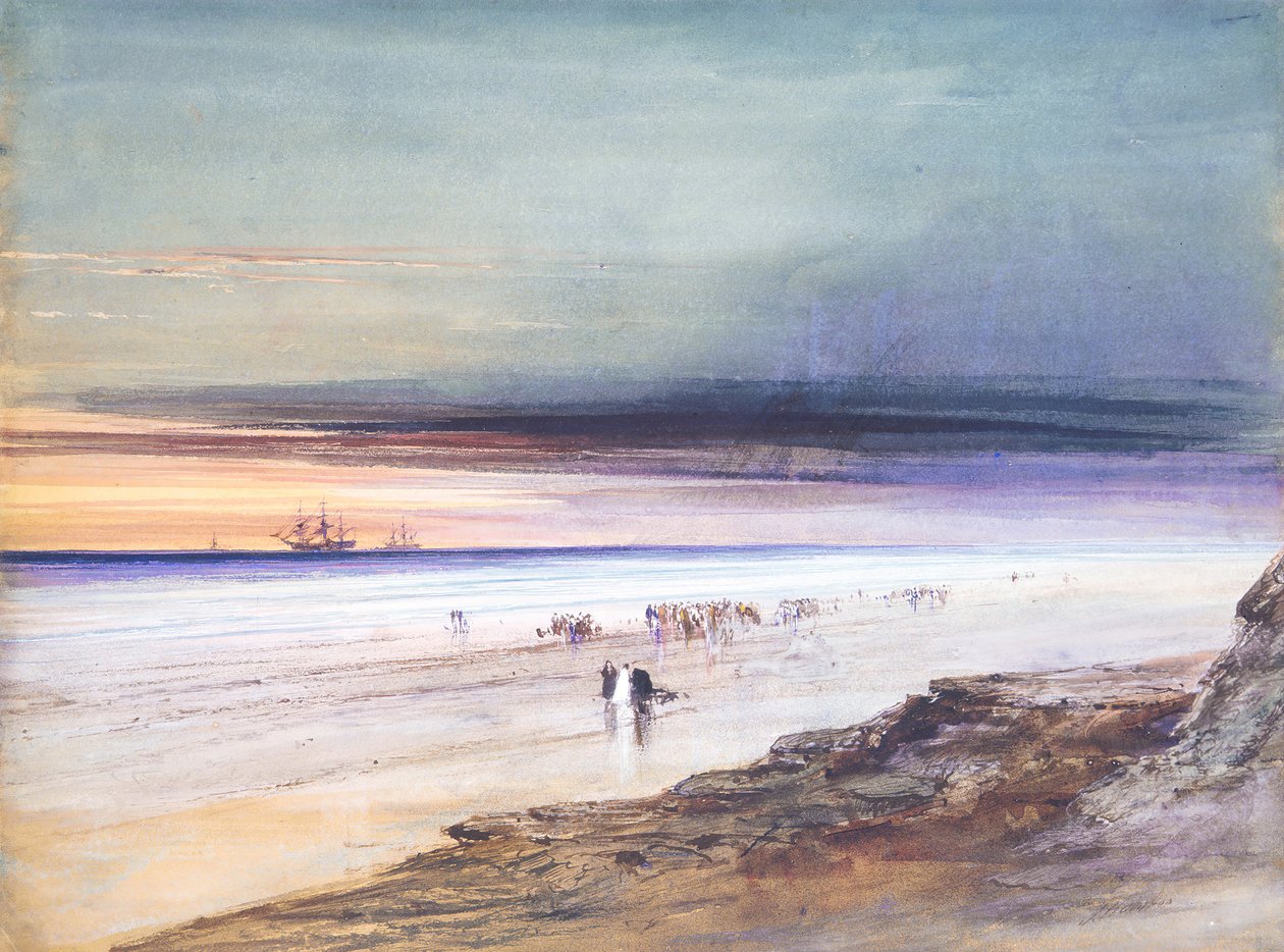 Scena di spiaggia, ca. 1865 da James Hamilton