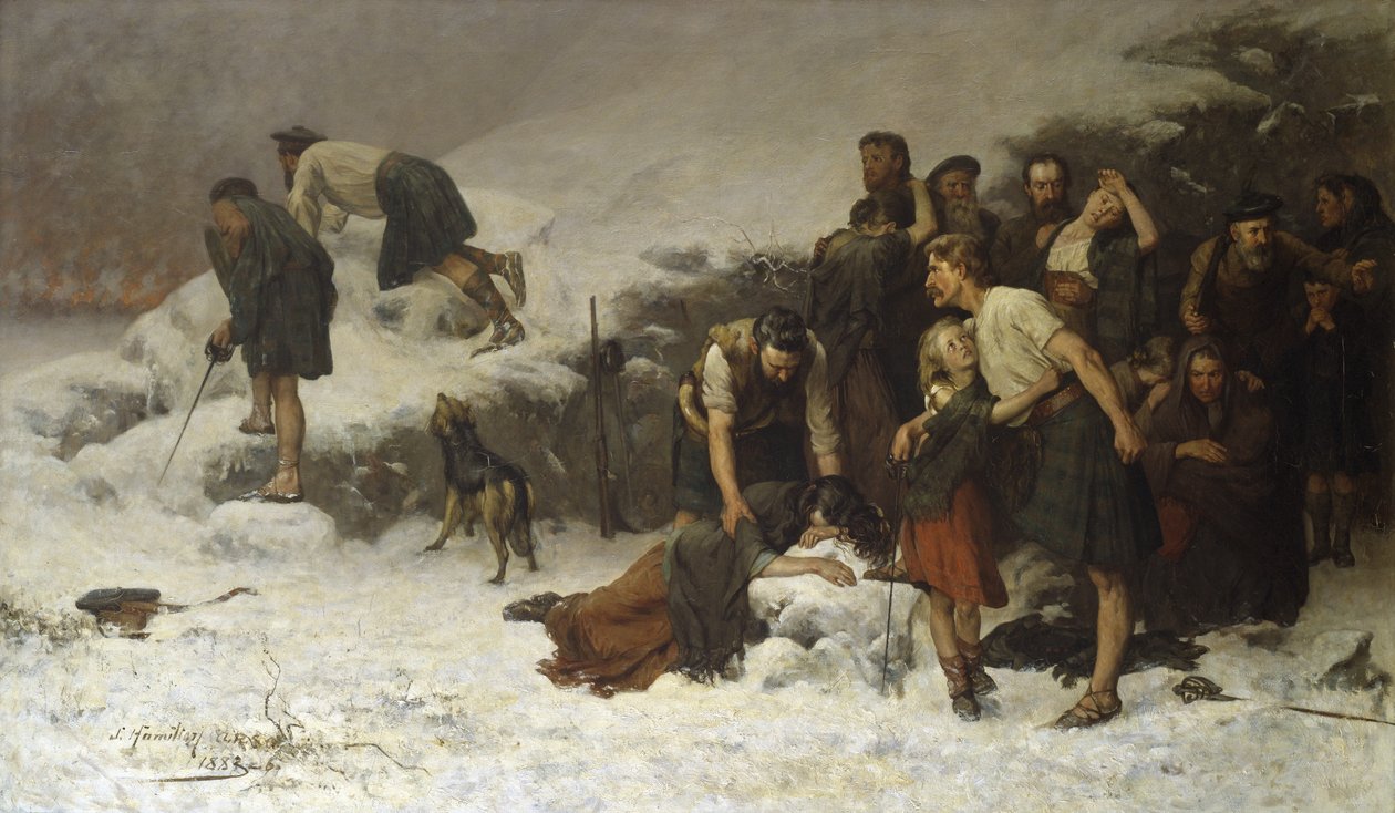 Massacro di Glencoe da James Hamilton
