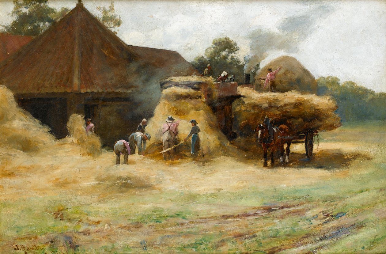 Trebbia, una fattoria scozzese, 1884 da James Hamilton