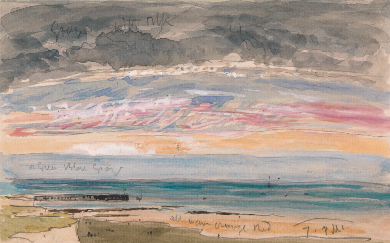 Cielo serale sulla costa da James Holland