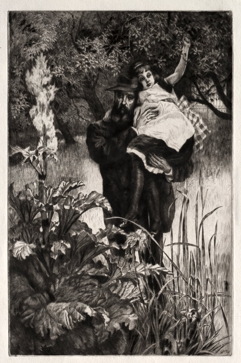Il vedovo (acquaforte e puntasecca) da James Jacques Joseph Tissot