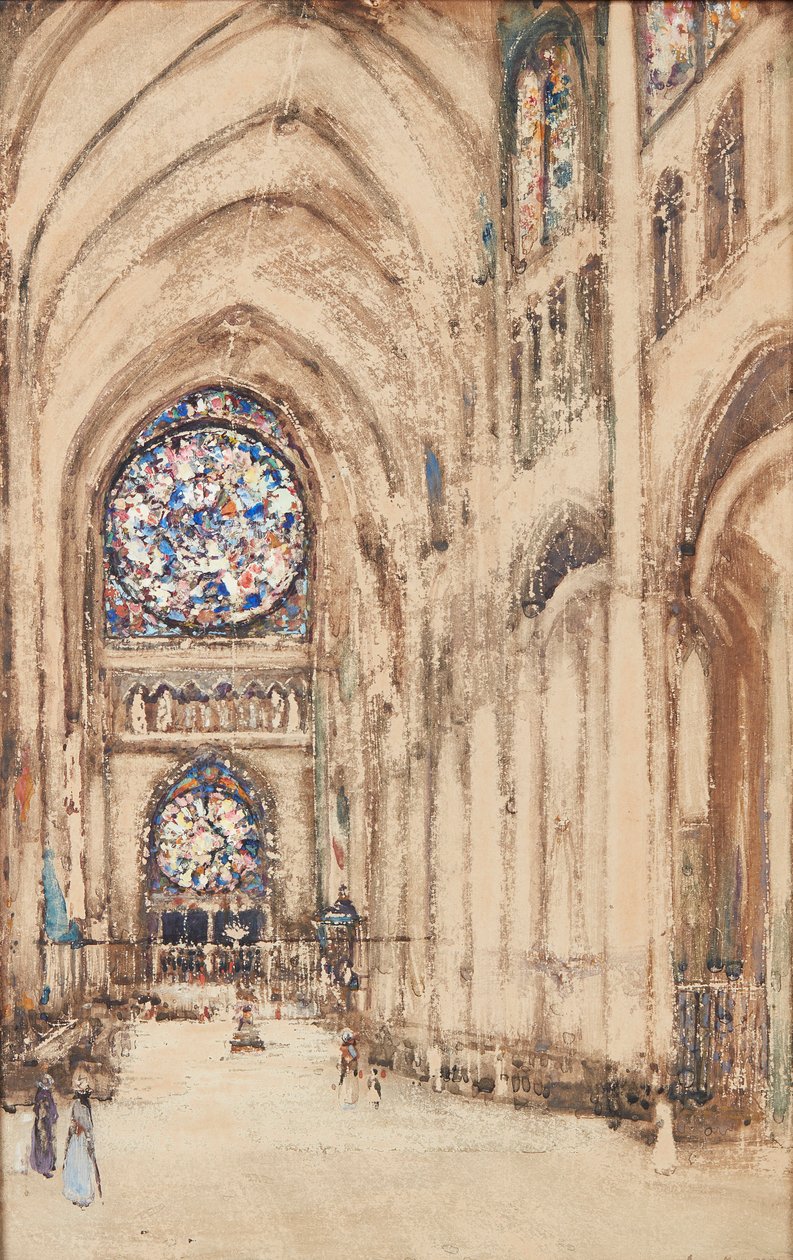 Interno della chiesa, Rouen, Francia da James Kay