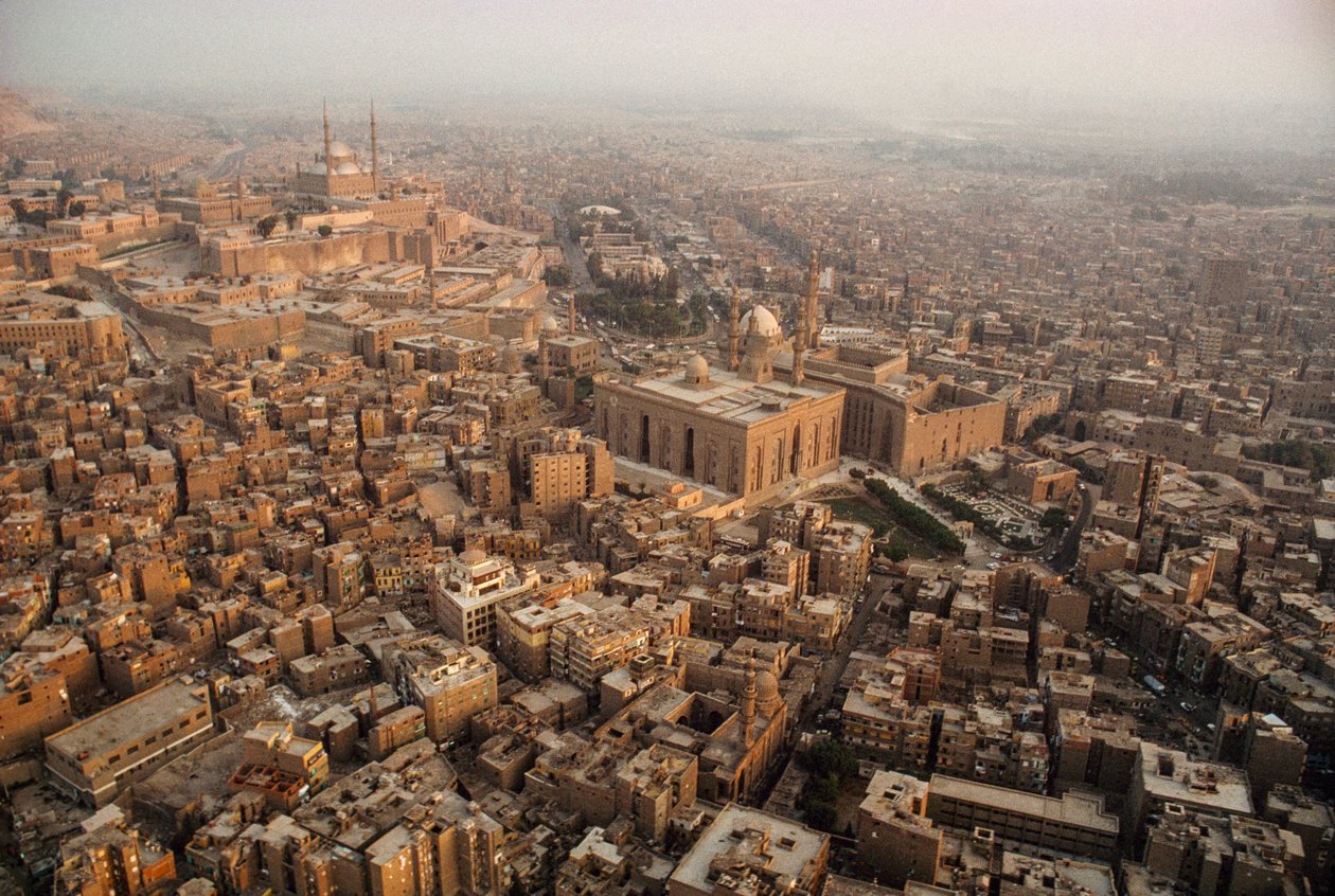 Veduta aerea del Cairo. IL CAIRO, EGITTO. da James L Stanfield