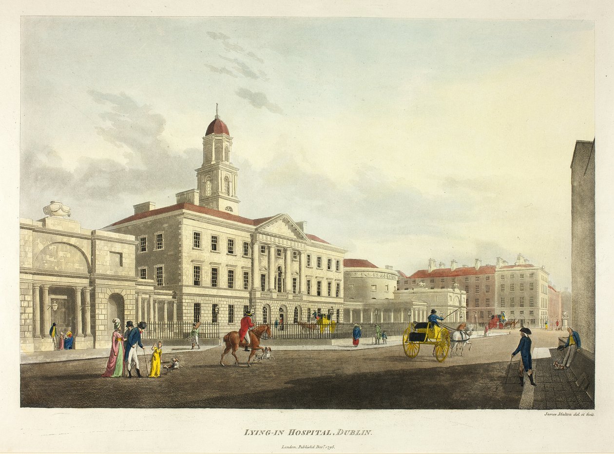Ospedale di maternità - Dublino da James Malton