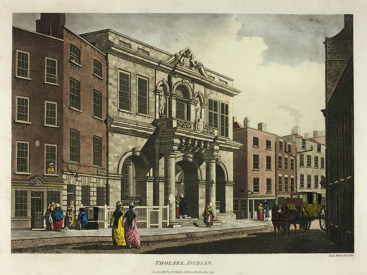 Tholsel, Dublino da James Malton