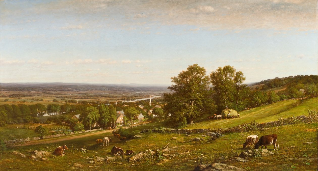 Case tranquille, 1868 da James McDougal Hart