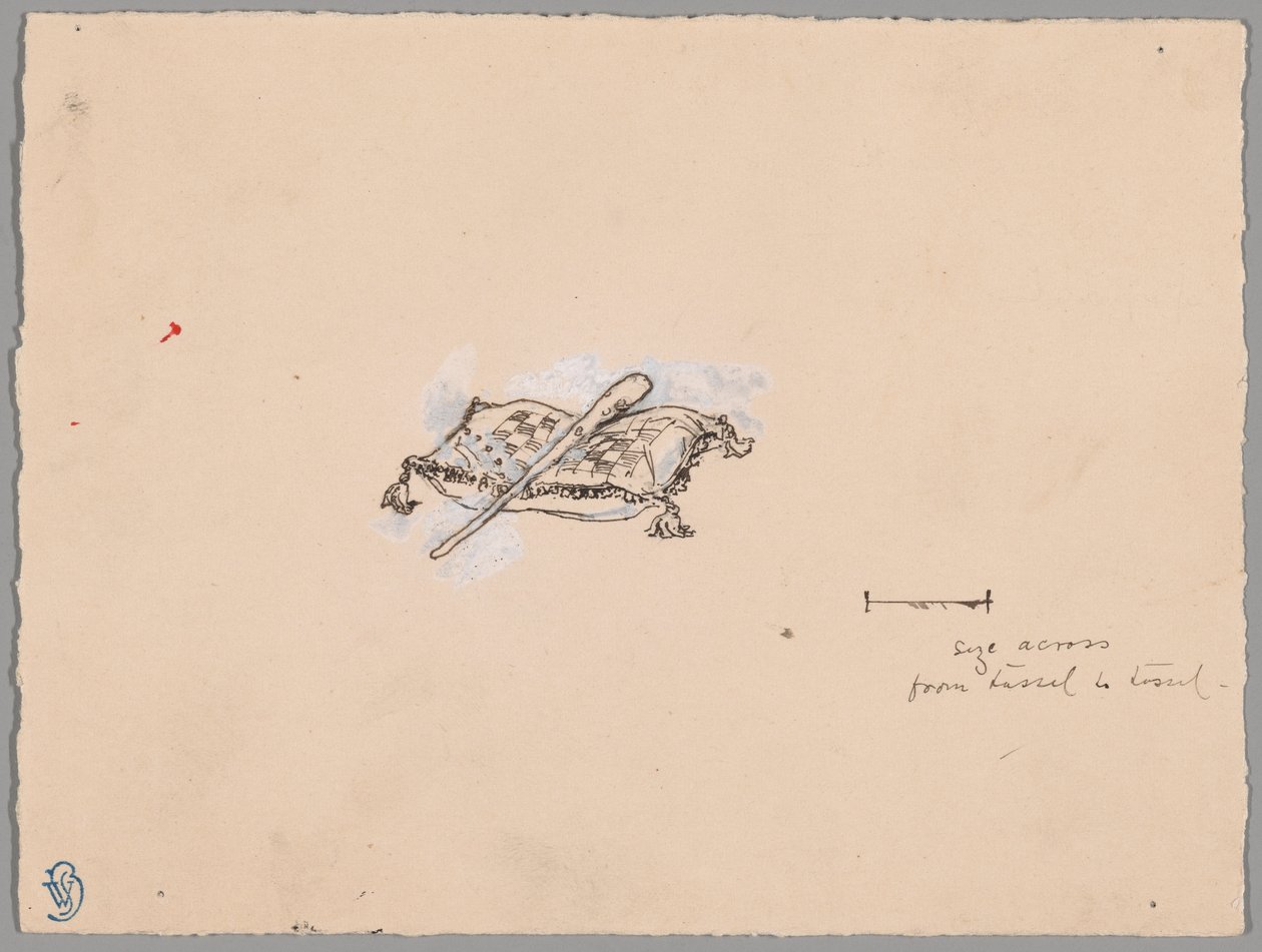 Un club su un cuscino da James McNeill Whistler