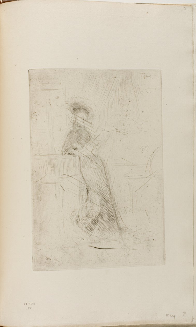 Una signora alla finestra da James Abbott McNeill Whistler